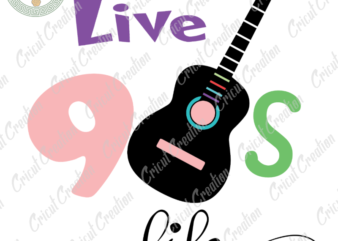Mother’s Day, Live Mom 90s Life svg, Rockin 90s Mom Life Diy Crafts, Love Guita svg, Mother Cameo Htv Prints, Mother Life Sihouette File