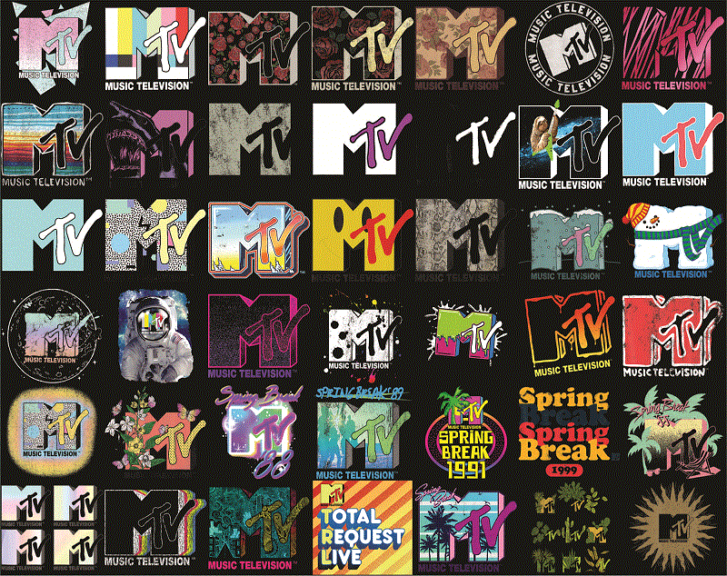 400 Designs MTV PNG Bundle, Mtv Spring, Mtv Old School, Mtv Logo Set, Mtv Leopard, Sweaters Music Television, Colorful Mtv, Digital Download 1008421216