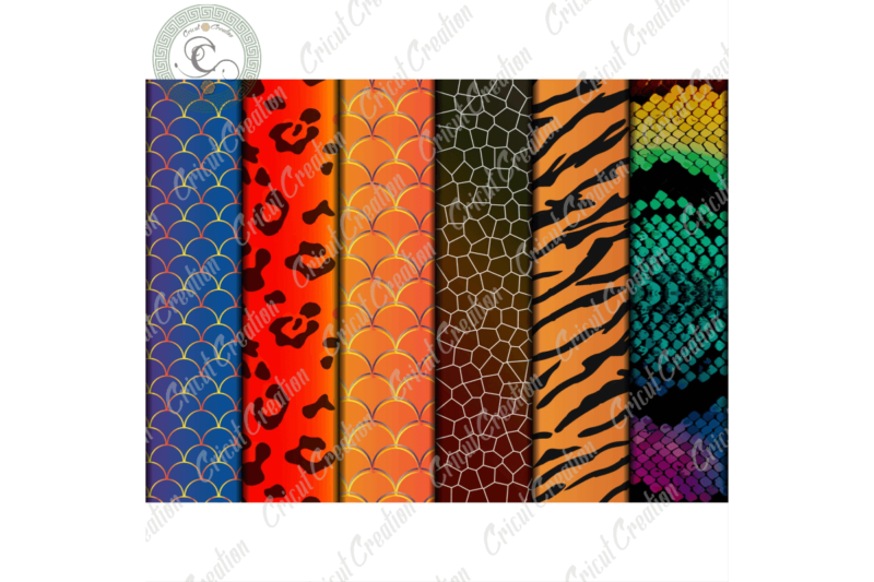 Trending gifts, 12 Digital Papers JPG – PNG Diy Crafts, Fish Scale pattern Svg Files For Cricut, Leopard Pattern Silhouette Files, Trending Cameo Htv Prints