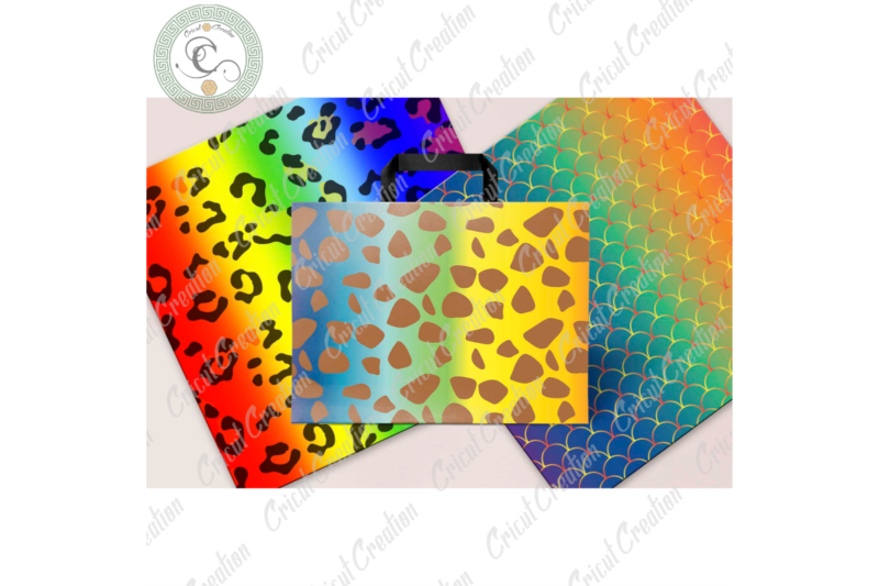 Trending gifts, 12 Digital Papers JPG – PNG Diy Crafts, Fish Scale pattern Svg Files For Cricut, Leopard Pattern Silhouette Files, Trending Cameo Htv Prints