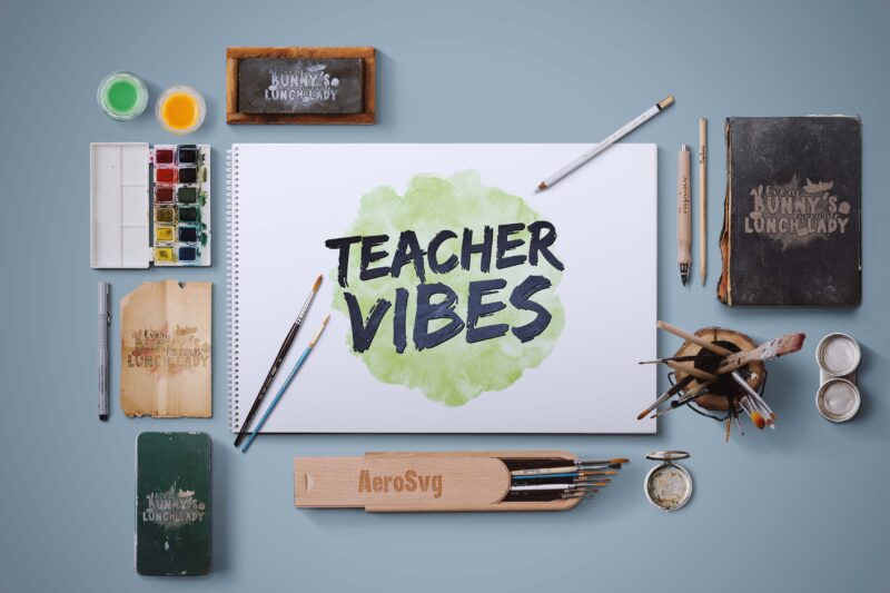 Teacher Vibes Teachers Day Tshirt Design