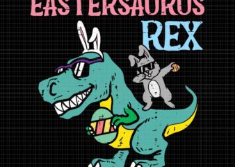 Eastersaurus Rex Trex Svg, Easter Bunny Dino Svg, Dinosaur Bunny Svg, Saurus Rabbit Svg, Bunny Svg
