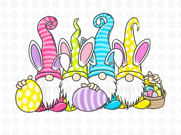 Easter bunny gnome easter eggs hunting png, easter gnome png, bunny gnome png, easter eggs bunny png vector clipart