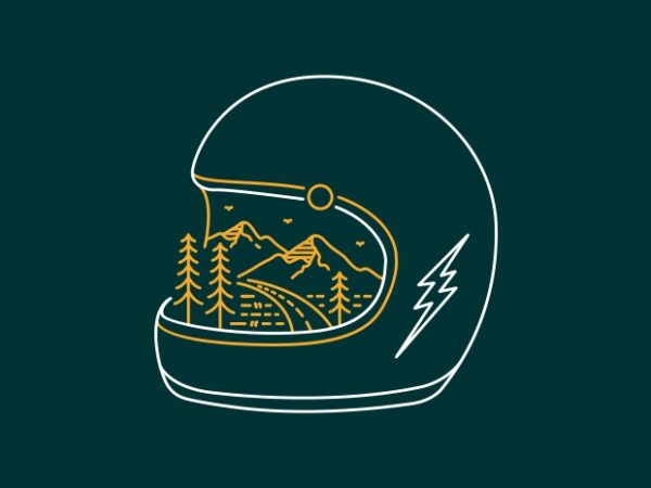 Ride & wild 1 t shirt design online