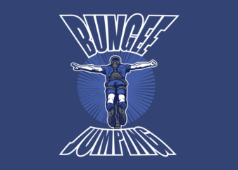 BUNGEE JUMPING t shirt template