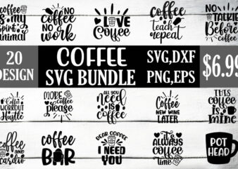 coffee svg bundle t shirt vector file