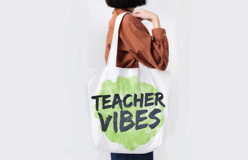Teacher Vibes Teachers Day Tshirt Design