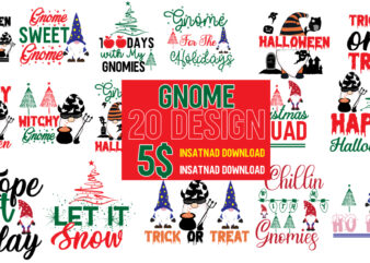 Gnome Halloween Tshirt Design Bundle, Gnome TShirt Design Bundle png, Halloween SVG Design, Gnome Graphic Tshirt Design Bundle, Christmas TShirt Design, Gnome SVG BUndle,Gnome Tshirt Design,Gnome Tshirt Design Bundle, Gnome