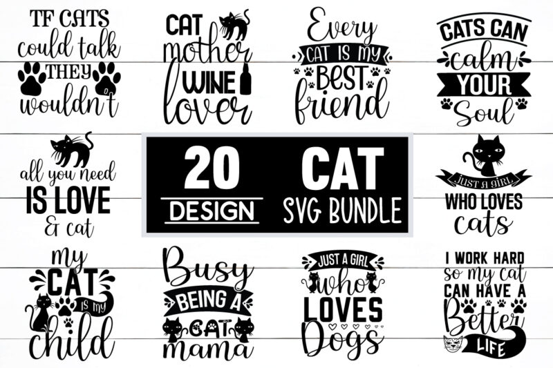 Cat SVG Bundle