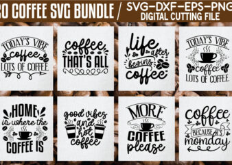 Coffee Svg Bundle t shirt vector file