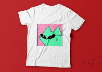 Cool Cat t shirt design for sale