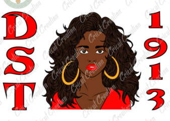 Black women , DST 1913 Delta Women Diy Crafts, Delta Sigma Svg Files For Cricut, Red Theta Silhouette Files, Trending Cameo Htv Prints