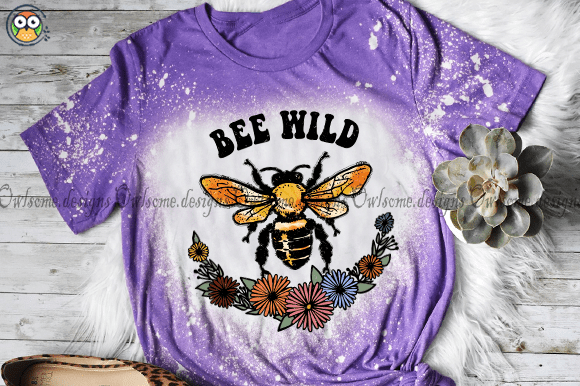 Bee Wild T-shirt design
