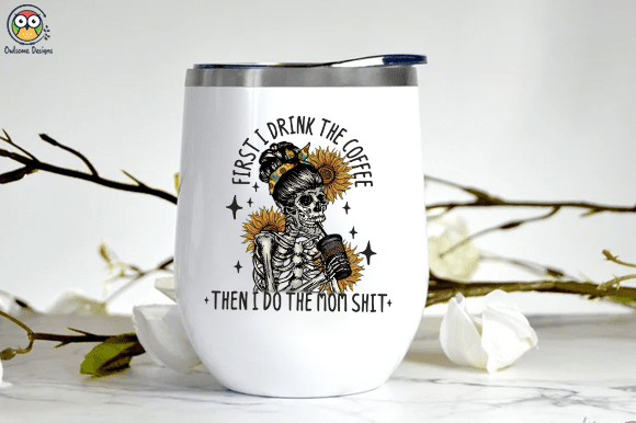 Skeleton coffee bundle t-shirt design