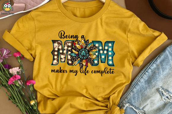 Being a Mom t-shirt design