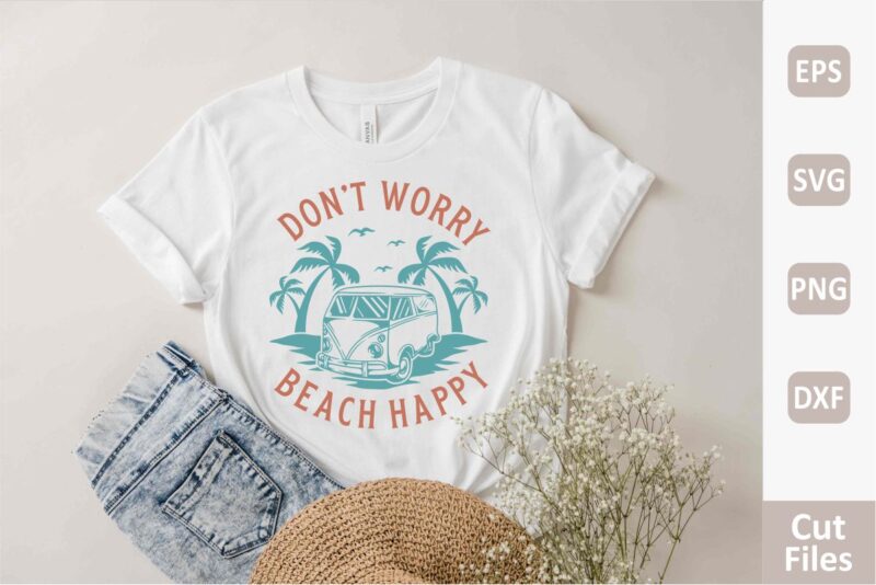 vintage beach t shirt design