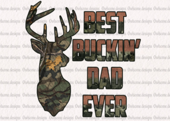 Best Buckin’ Dad Ever T-shirt design
