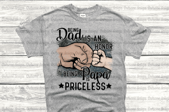 Being Dad is an honor t-shirt design