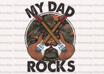 My Dad Rocks T-shirt design