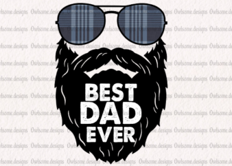 Best Dad Ever t-shirt design