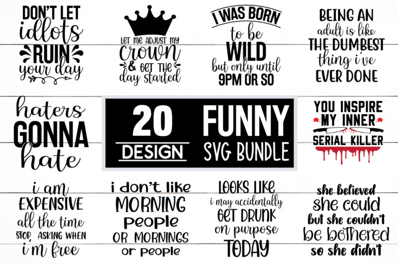 Funny SVG Bundle