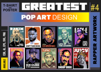 GREATEST POP ART DESIGNS – RAPPER ARTWORKS THEME part 4