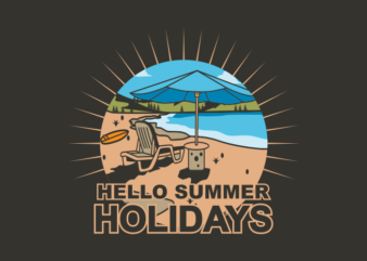 HELLO SUMMER graphic t shirt