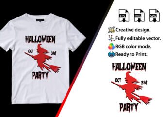 Halloween Oct 31 Party, Halloween T-Shirt Design. Halloween Vector Graphic. Halloween T-Shirt illustration. Horns head devil t-shirt design. Beautiful and eye catching halloween vector