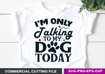 Dog SVG T shirt Design Template