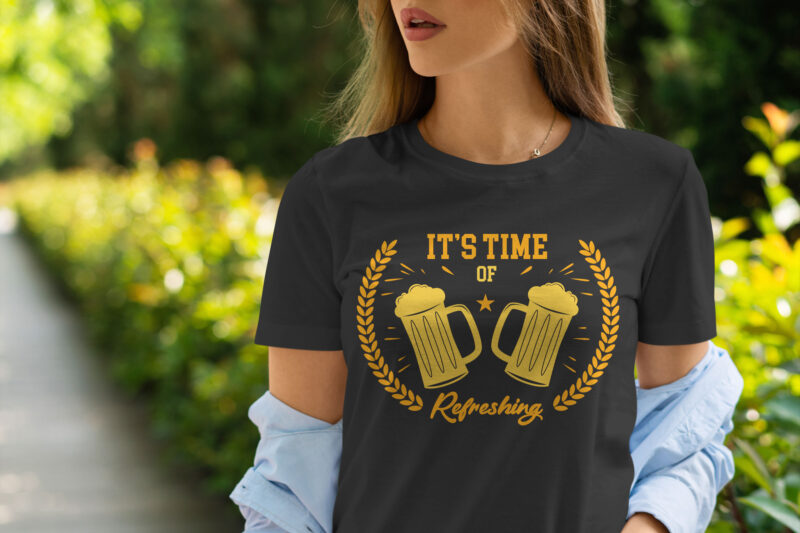 Drink beer t shirt design bundle