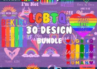 LGBT Quotes SVG bundle, Gay Pride SVG files, Lesbian svg, lgbt rainbow cut file, lgbt svg cricut file, cut file, png file