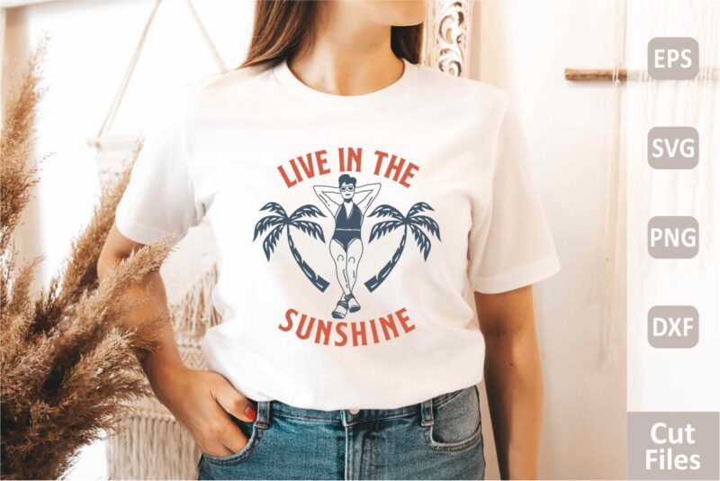 vintage beach t shirt design