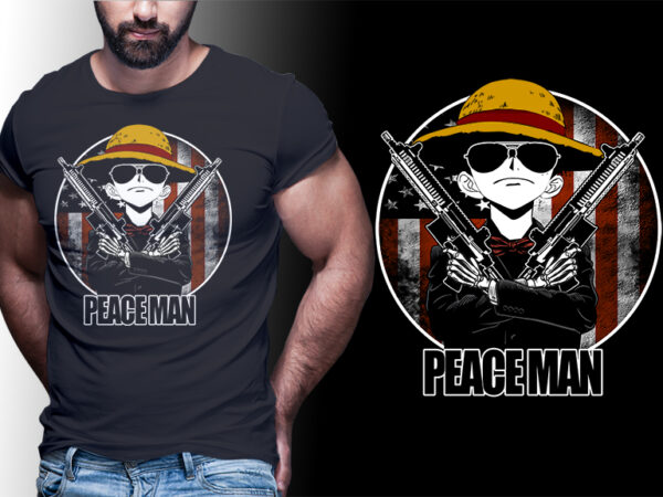 One piece luffy piece man #man01 editable tshirt design