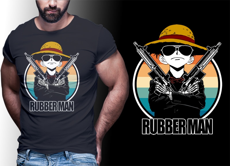 ONE PIECE LUFFY PIECE MAN VINTAGE RETRO#MAN03