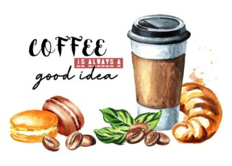 Coffee Is Always Good Idea Tshirt Design