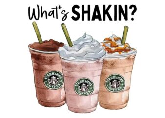 Whats Shakin Starbucks Coffee Tshirt Design