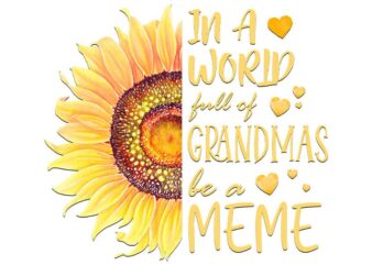 Full Of Grandmas Be A Meme Tshirt Design