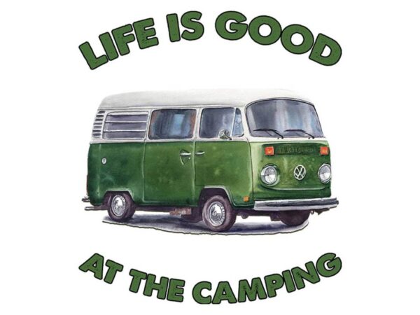 Vw bus camper quotes tshirt design Vw bus camper quotes tshirt design