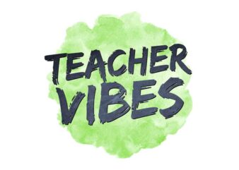 Teacher Vibes Teachers Day Tshirt Design