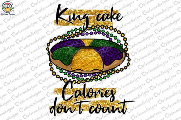 King cake t-shirt design