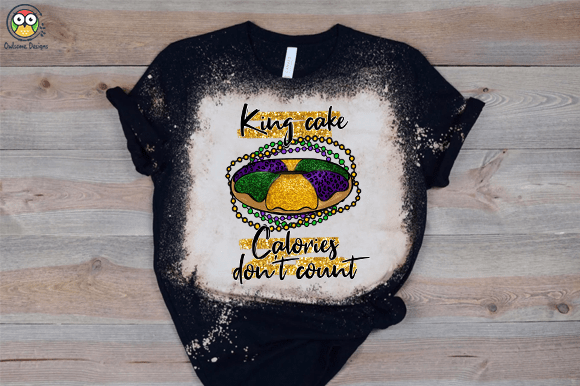 King cake t-shirt design