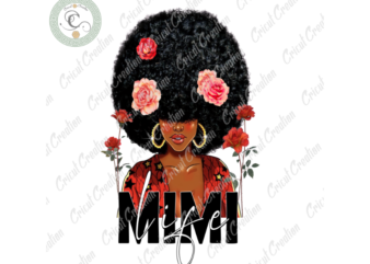 Black Girl, Mimi Life Diy Crafts, Black Lives matter PNG files, Flower background Silhouette Files, Trending Cameo Htv Prints