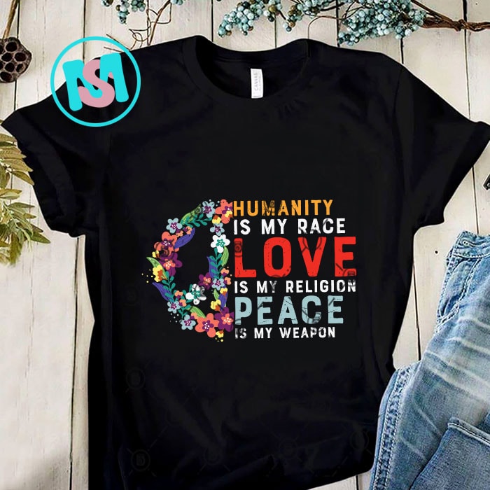 Hippie Peace Bundle SVG, Peace SVG, Sunflower SVG, Hippie Soul SVG, Let It Be SVG