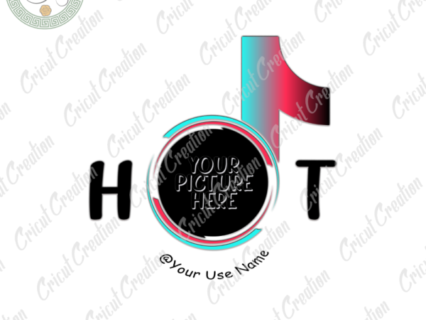 Trending gifts , tiktok picture diy crafts, tiktoker png files , tiktok lover silhouette files, trending cameo htv prints t shirt designs for sale