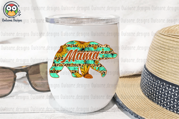 Mama bear t-shirt design