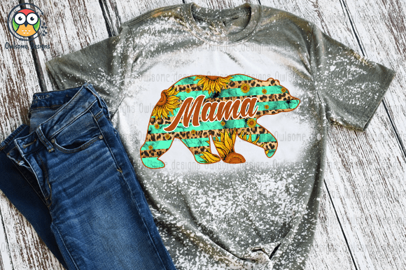 Mama bear t-shirt design