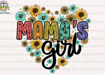 Mama’s girl t-shirt design