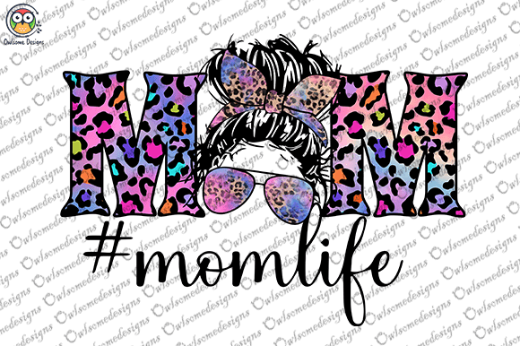 Mom life t-shirt design