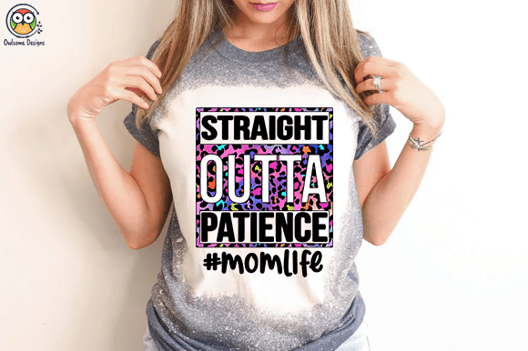 Straight outta patience t-shirt design