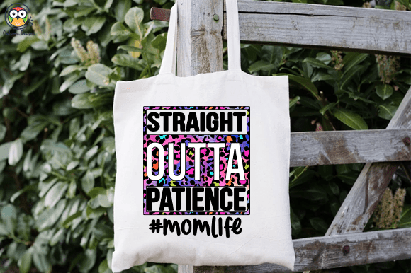 Straight outta patience t-shirt design